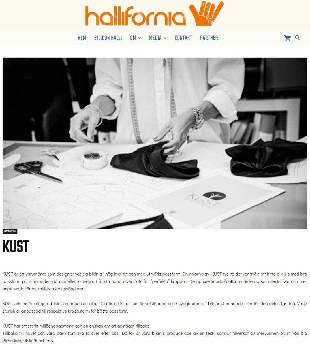 KUST nytt badmodemärke satsar på passform och miljö återvunnet material swimwear bikinis swimsuit baddräkt badkläder hallifornia siliconvalley